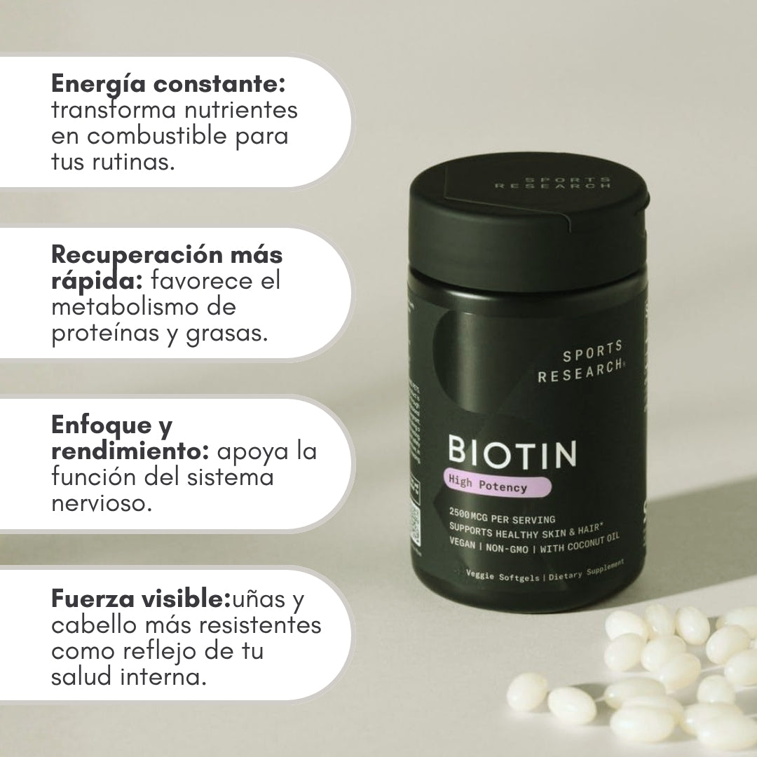 Suplemento De Biotina Sports Research