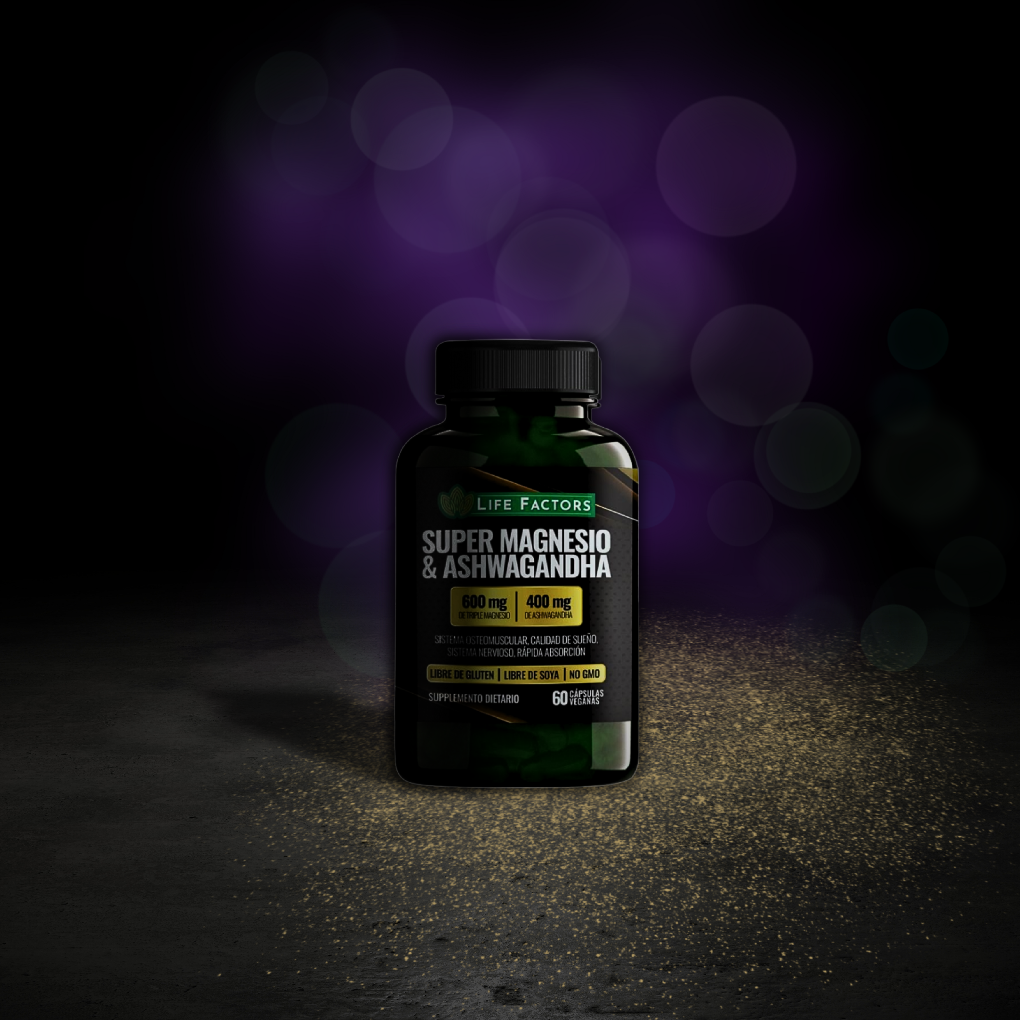 Magnesio Ashwagandha 600mg Combo X2