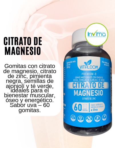 Citrato De Magnesio Gomitas